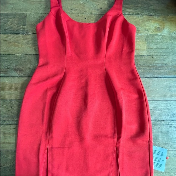 ASOS Red Sleeveless Cocktail Mini Dress - Picture 9 of 12